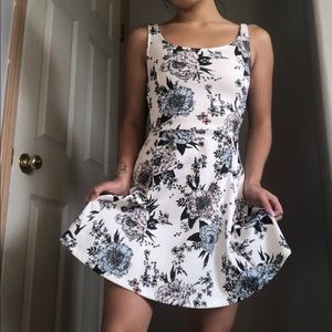 Floral White Dress